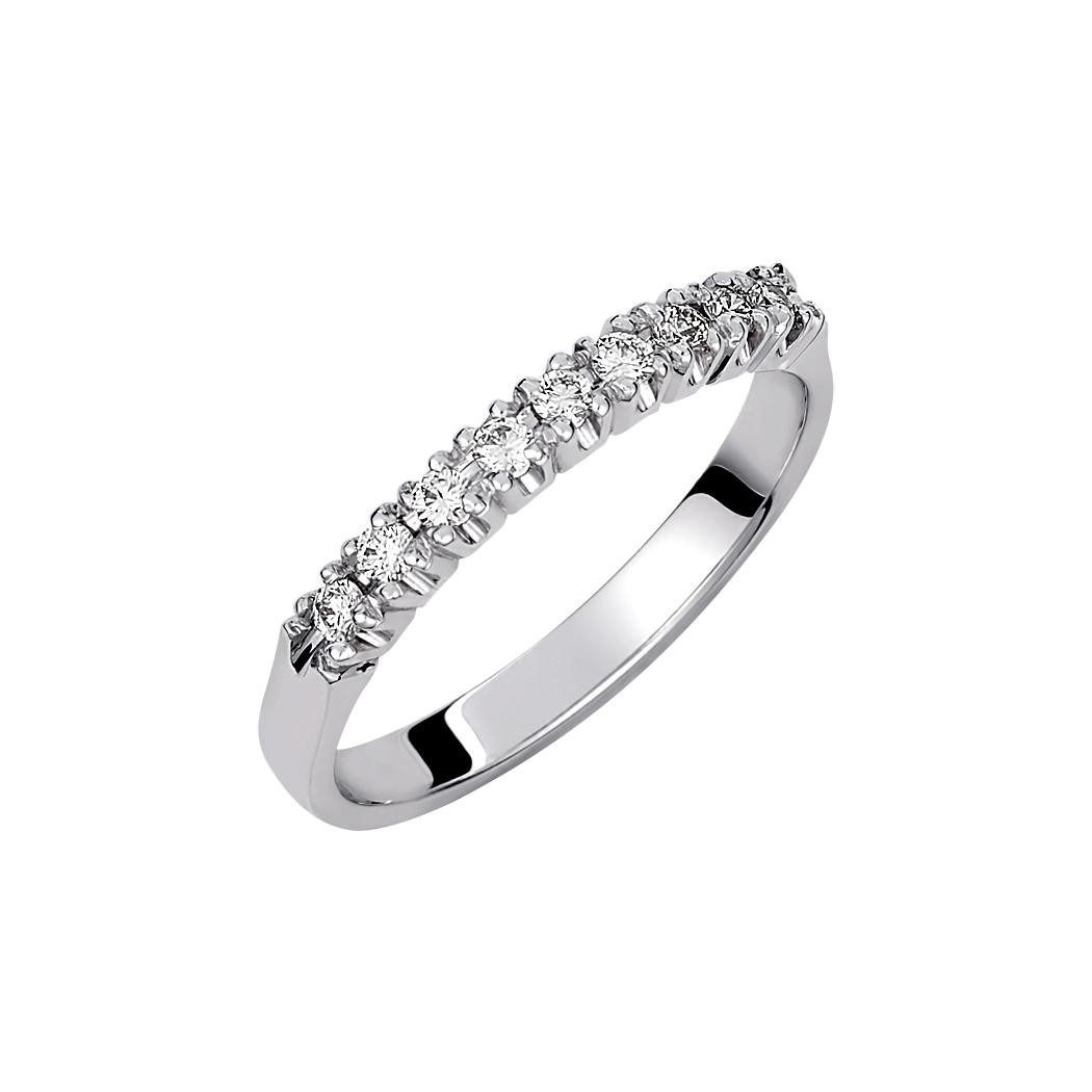Δαχτυλίδι σειρέ με διαμάντια 0.17ct