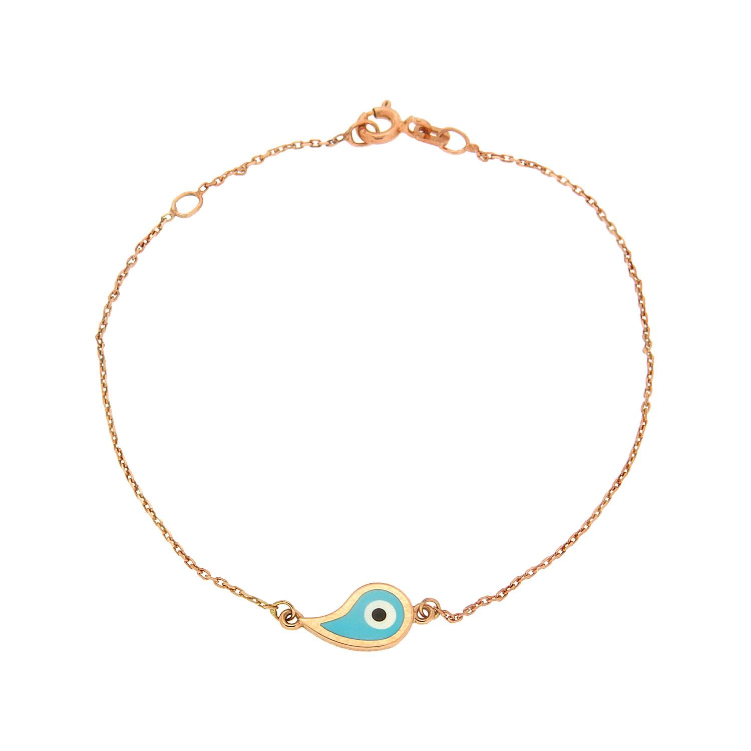Βραχιόλι μάτι Lachour τυρκουάζ