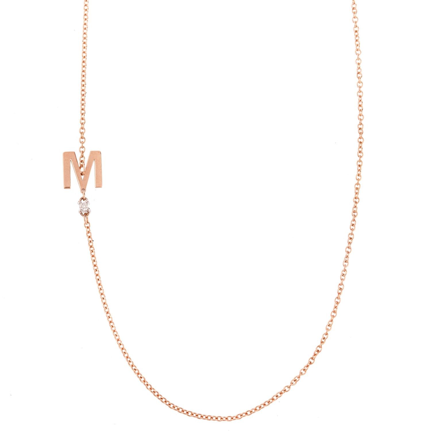 Bizzotto κολιέ μονόγραμμα Μ