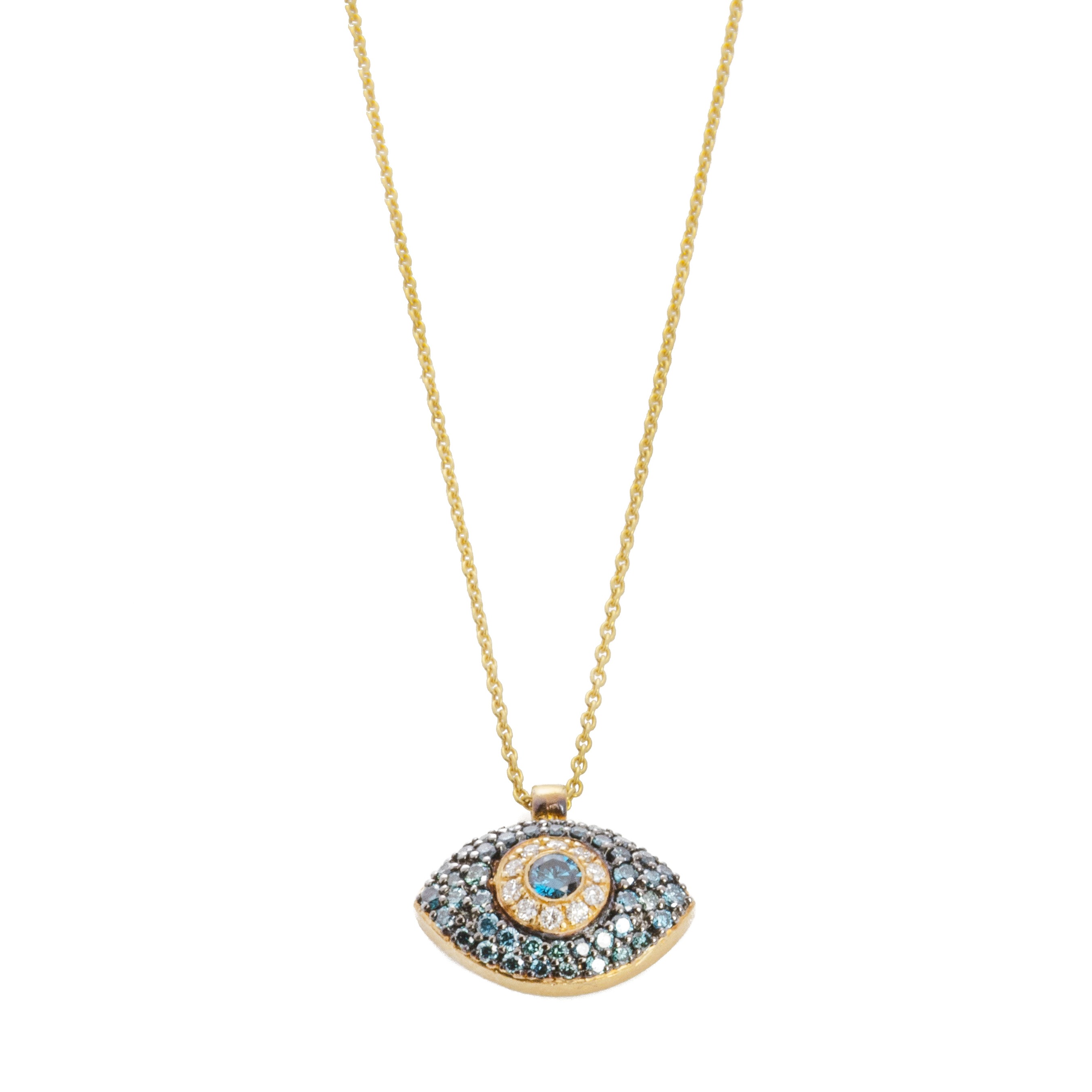 Μάτι κλασσικό blue diamonds 0.33ct