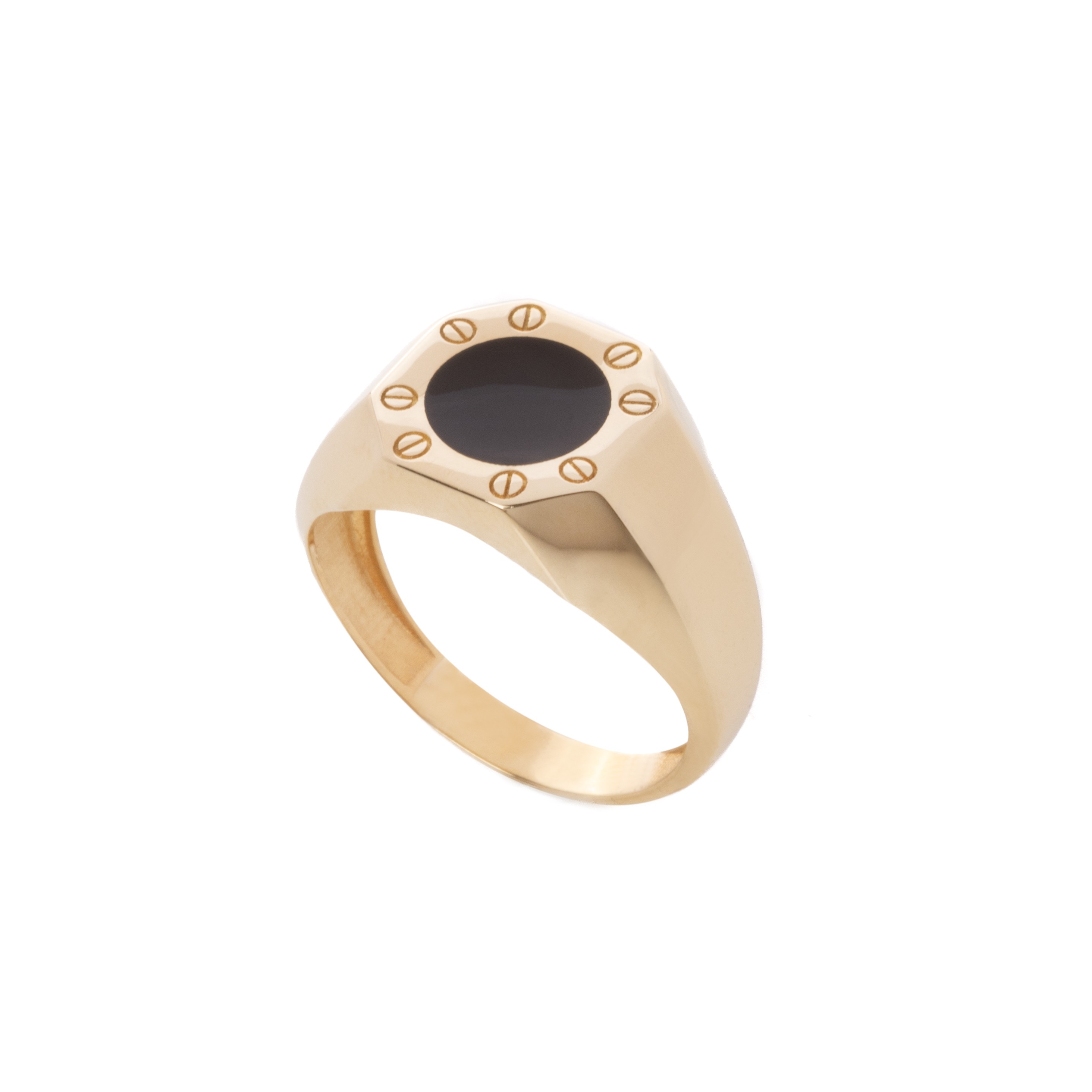 Δαχτυλίδι οκτάγωνο με όνυχα