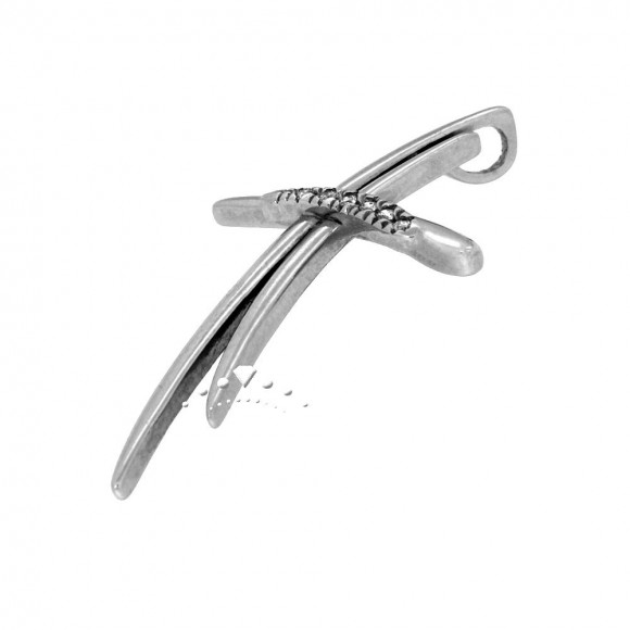 Σταυρός λευκόχρυσος μοντέρνος