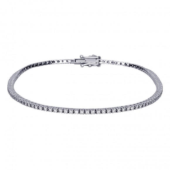 Βραχιόλι ριβιέρα (tennis bracelet)  με διαμάντια 1.55ct