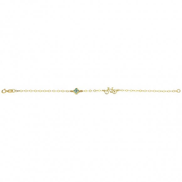 Βραχιόλι ποδήλατο και σταυρός