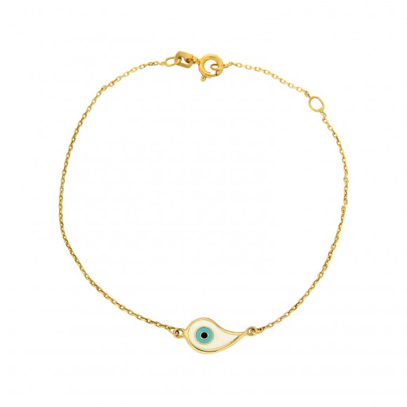 Βραχιόλι μάτι Lachour χρυσό