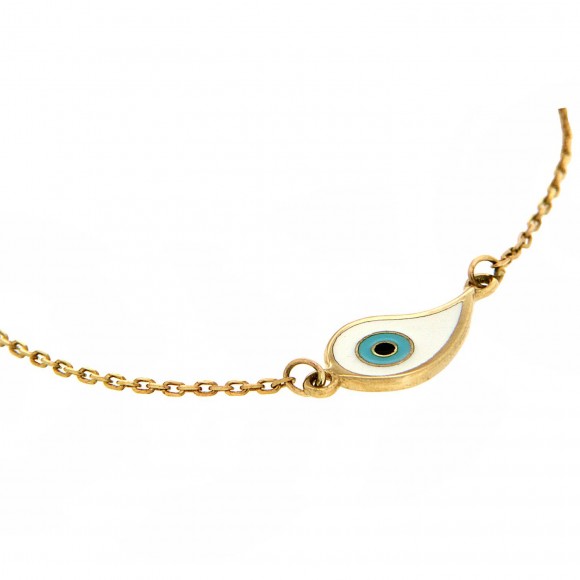 Βραχιόλι μάτι Lachour χρυσό