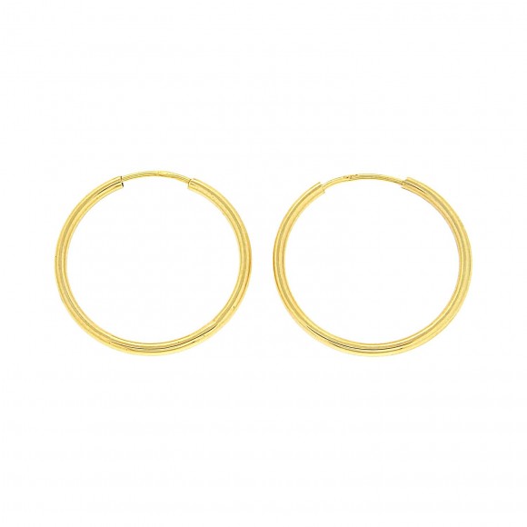 Κρίκοι πομπέ χρυσοί LARGE