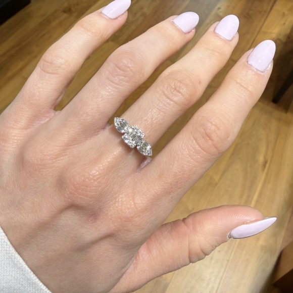 Δαχτυλίδι illusion 0.62ct