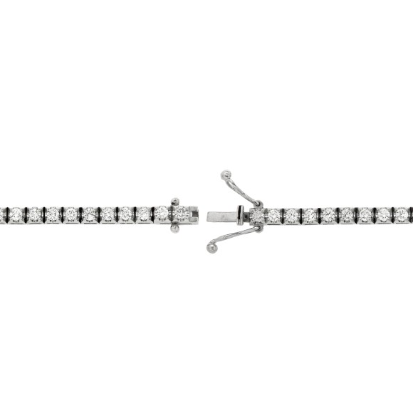 Βραχιόλι ριβιέρα (tennis bracelet)  με διαμάντια 2,21ct