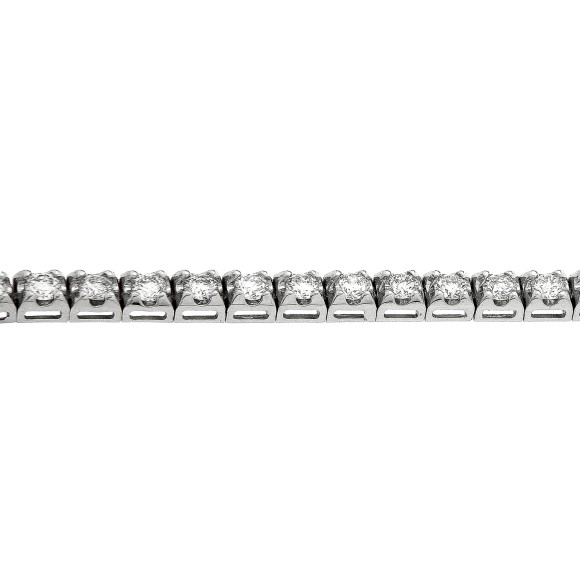Βραχιόλι ριβιέρα (tennis bracelet)  με διαμάντια 2,21ct