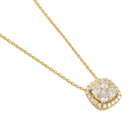 Κολιέ χρυσό πολύπετρο 0.81ct