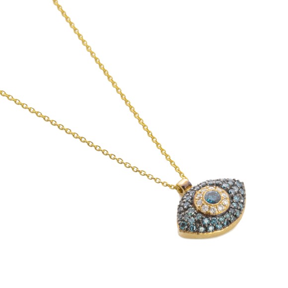 Μάτι κλασσικό blue diamonds 0.33ct