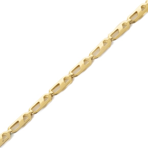 Βραχιόλι αλυσίδα double hoops