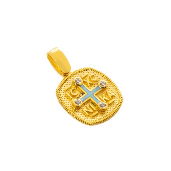 Κωνσταντινάτο τετρ΄αγωνισμένο με σμάλτο και ζιργκόν