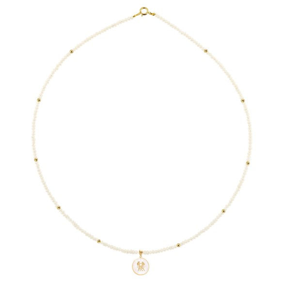 Zώδιο μαργαριταρένιο κολιέ Δίδυμος