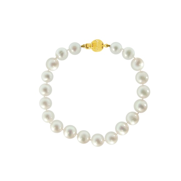 Βραχιόλι με μαργαριτάρια 8-9 mm