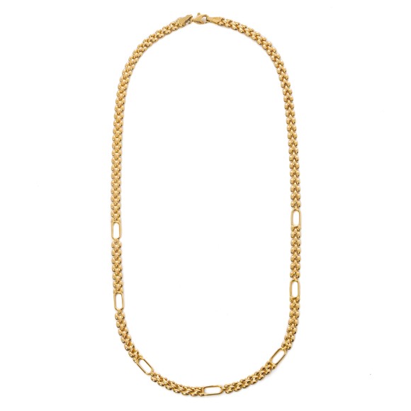 Αλυσίδα λαιμού σκέτη με διαστήματα