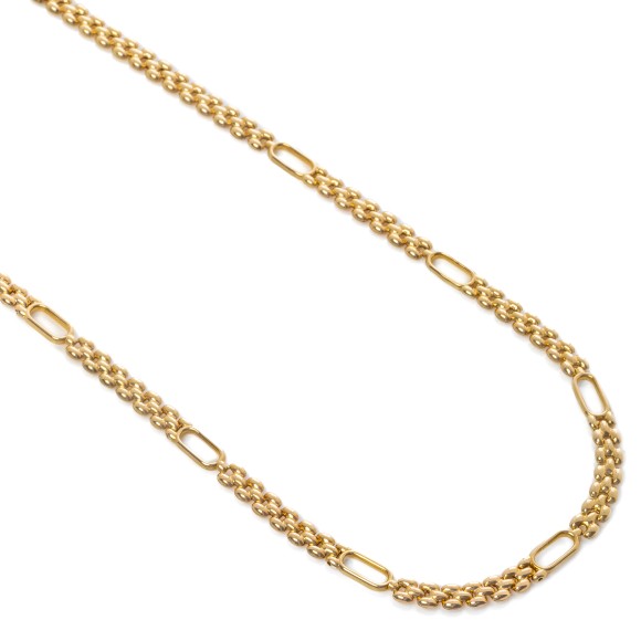 Αλυσίδα λαιμού σκέτη με διαστήματα