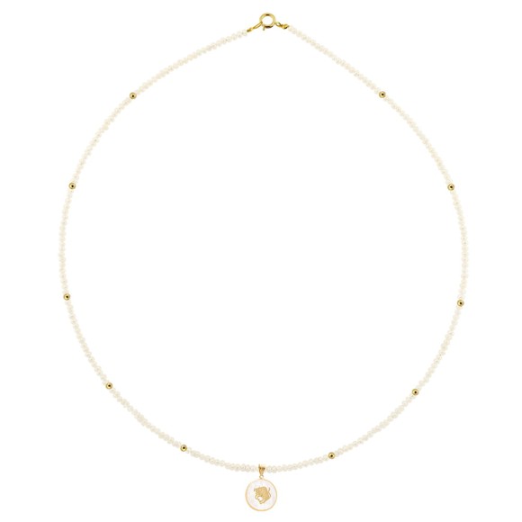 Zώδιο μαργαριταρένιο κολιέ Ταύρος