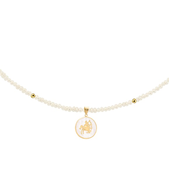 Zώδιο μαργαριταρένιο κολιέ Τοξότης