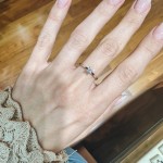 Δαχτυλίδι μονόπετρο με μπριγιάν 0.12ct