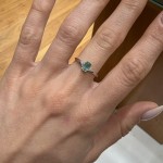 Δαχτυλίδι σμαράγδι (0.44ct)