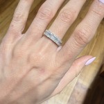 Δαχτυλίδι σειρέ round & baguette cut diamonds