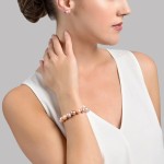 Βραχιόλι με πολύχρωμα μαργαριτάρια 10-11mm