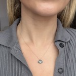 Μάτι κλασσικό blue diamonds 0.33ct