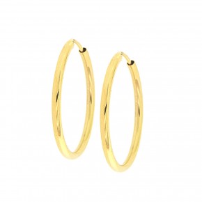 Κρίκοι πομπέ χρυσοί LARGE