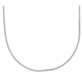 Αλυσίδα λαιμού λευκόχρυση Κ18(750) 50cm