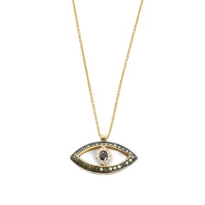 Μάτι κλασσικό green diamonds 0.24ct