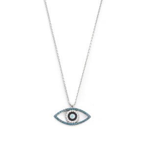Μάτι κλασσικό blue diamonds 0.22ct