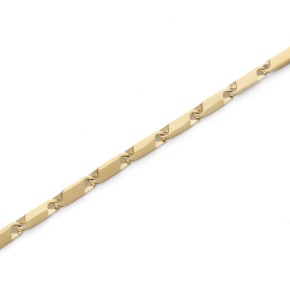 Βραχιόλι αλυσίδα rectangular hoops