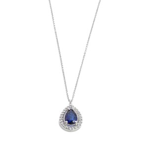 Κρεμαστό ροζέτα με ζαφείρι 0.67ct