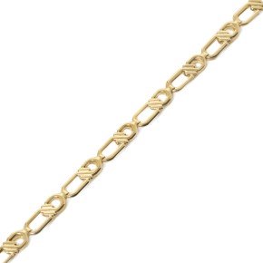 Βραχιόλι αλυσίδα elegant hoops