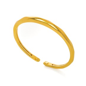 Χειροπέδα με κενό και σκάλισμα Κ14 (585)