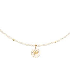 Zώδιο μαργαριταρένιο κολιέ Καρκίνος