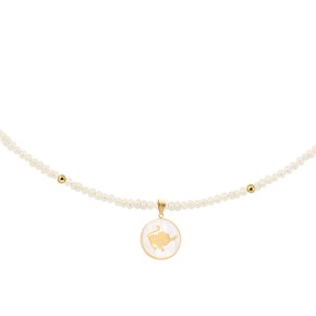 Zώδιο μαργαριταρένιο κολιέ Λέων