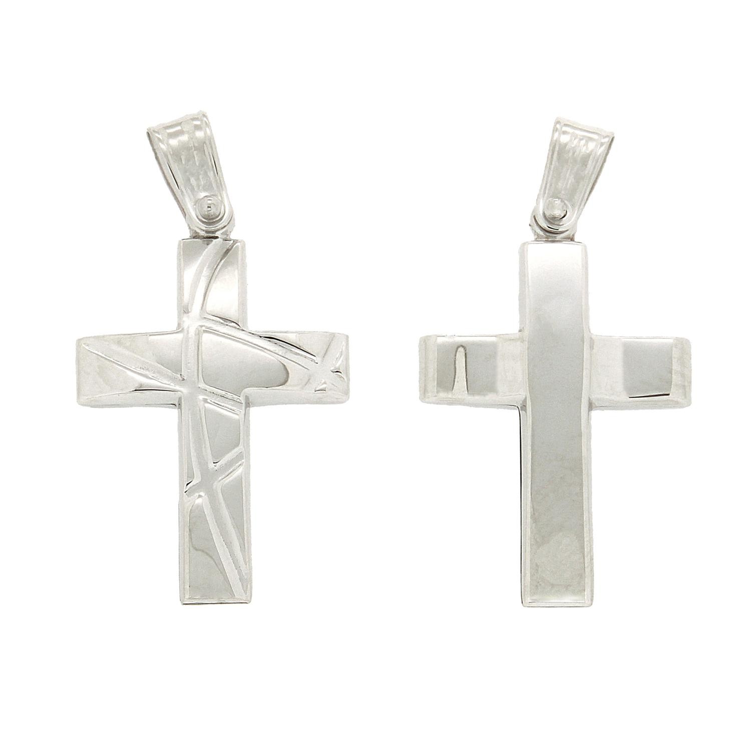 Σταυρός λευκόχρυσος διπλής όψεως 4729790