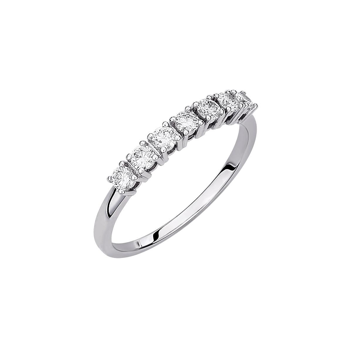 Δαχτυλίδι σειρέ επτάπετρο diamonds 0.43ct