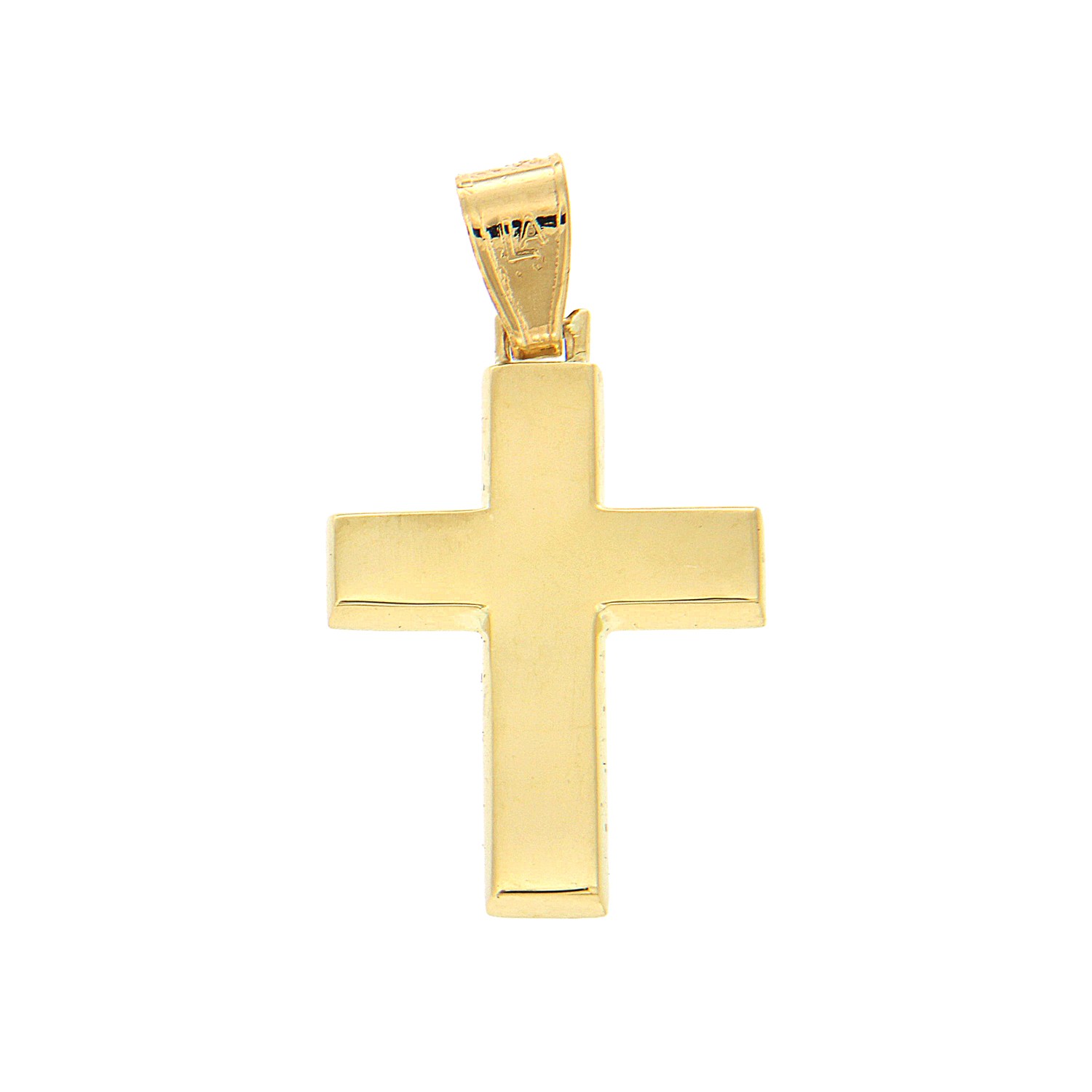 Σταυρός γυαλιστερός, από χρυσό 14 καρατίων (4942990)