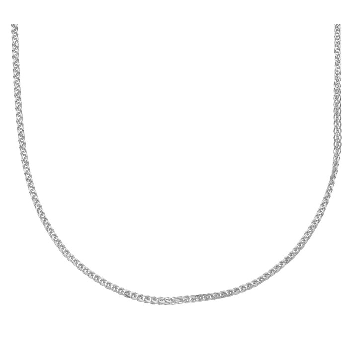 Αλυσίδα λαιμού λευκόχρυση Κ18(750) 50cm