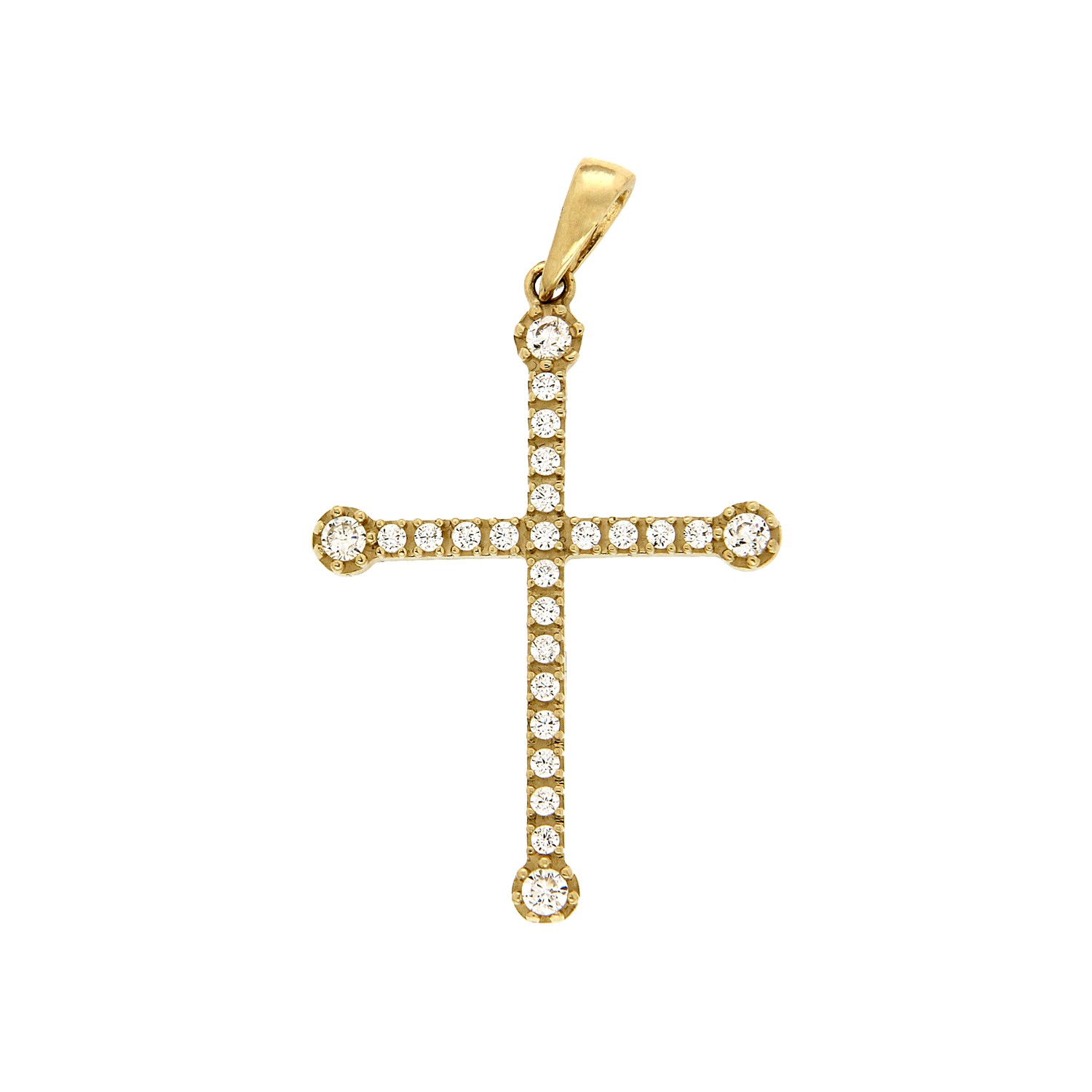 Σταυρός με πέτρες gold 5221650