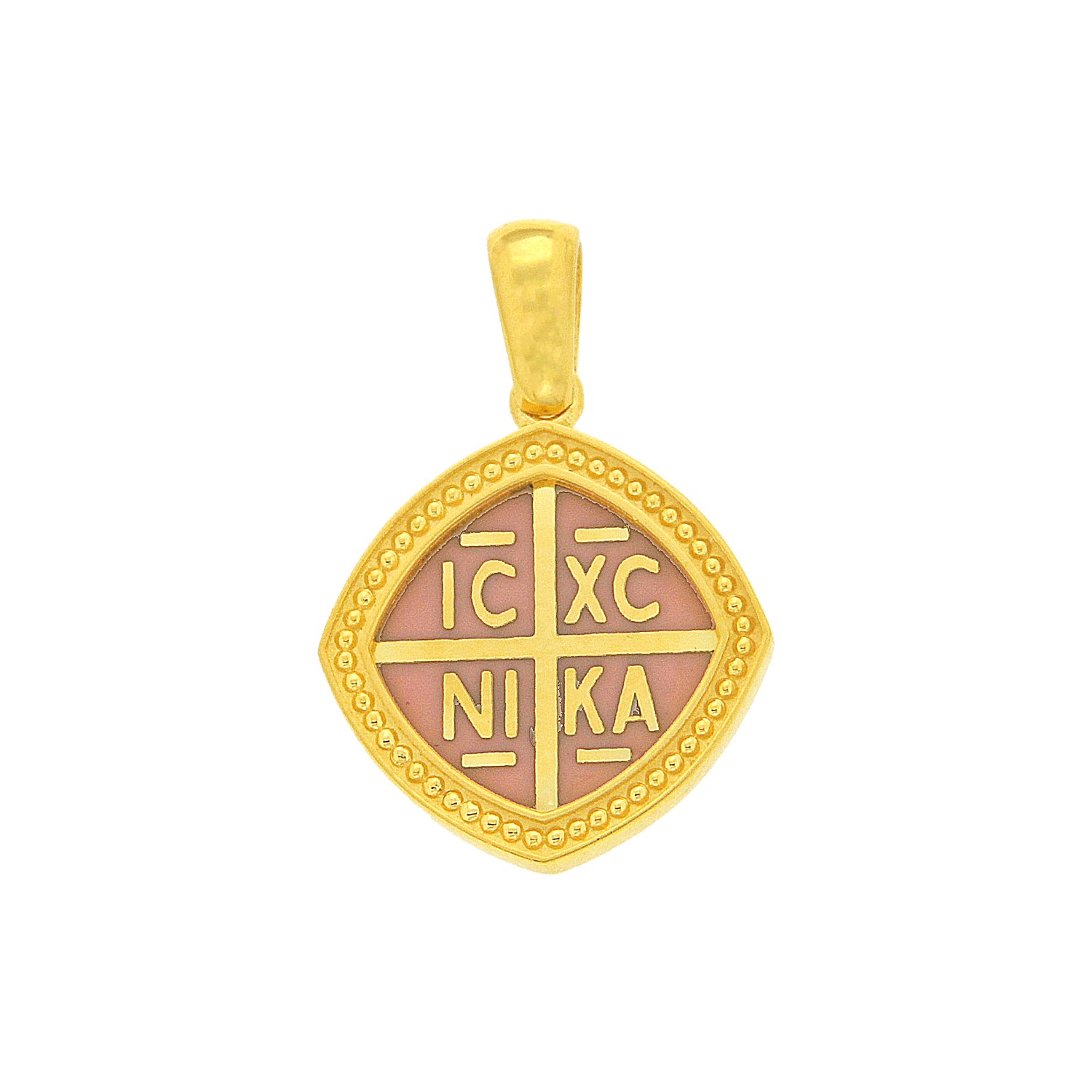 Κωνσταντινάτο ρόμβος baby pink