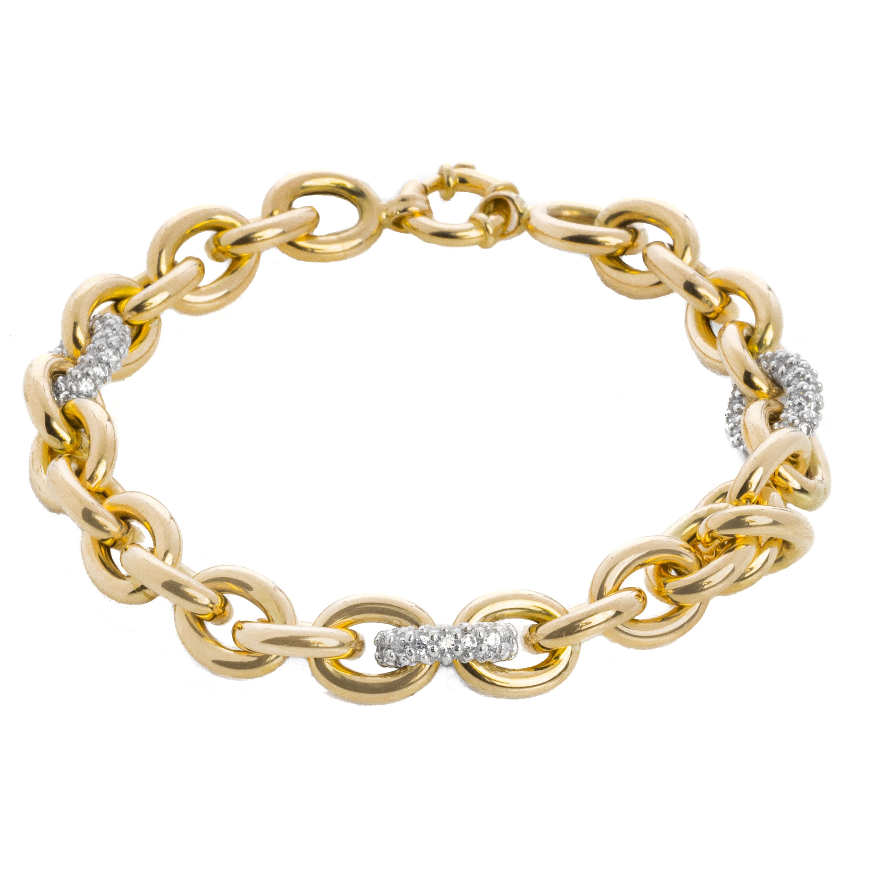 Βραχιόλι statement με zirconia