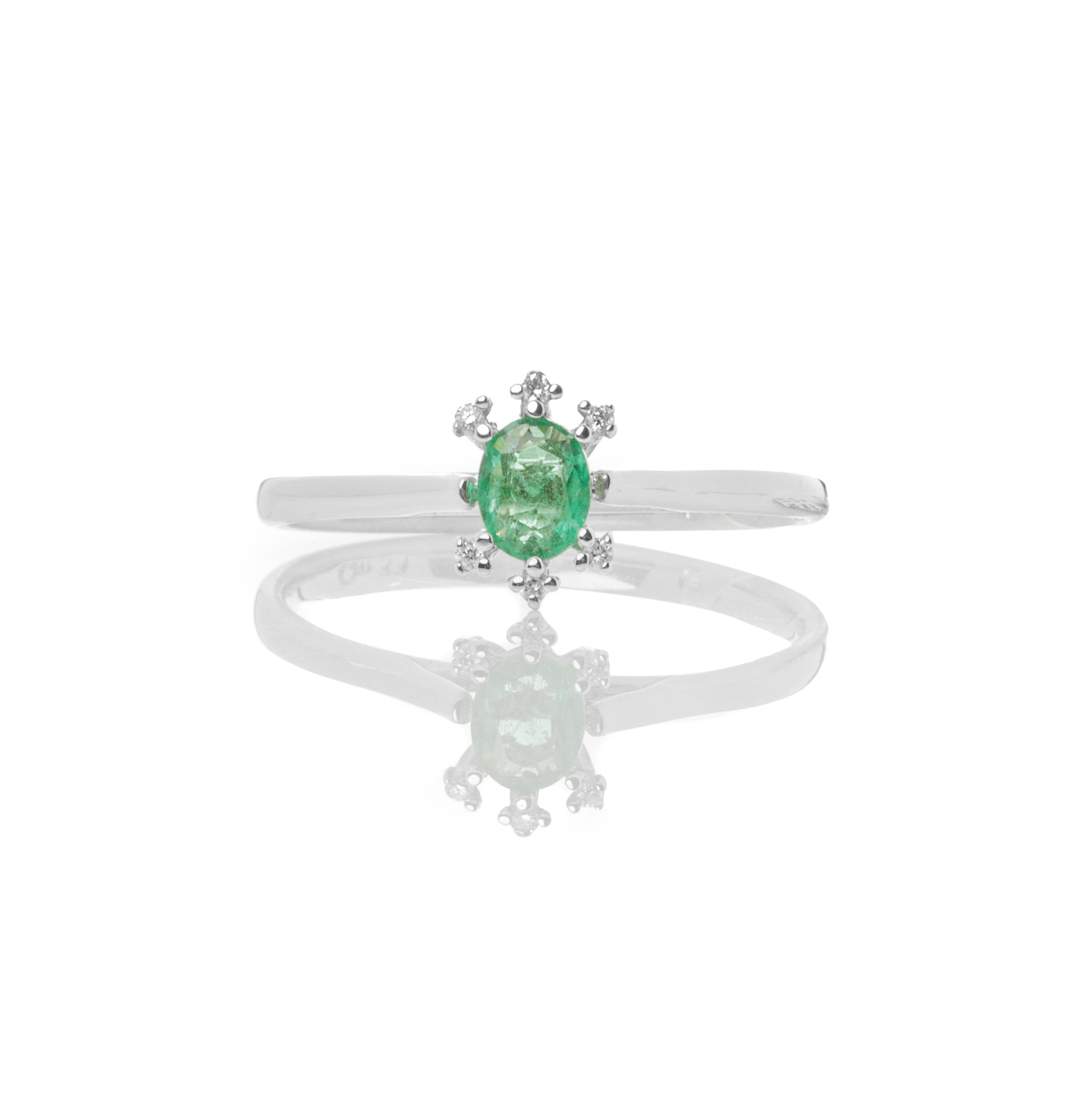 Δαχτυλίδι με σμαράγδι (0.26ct)