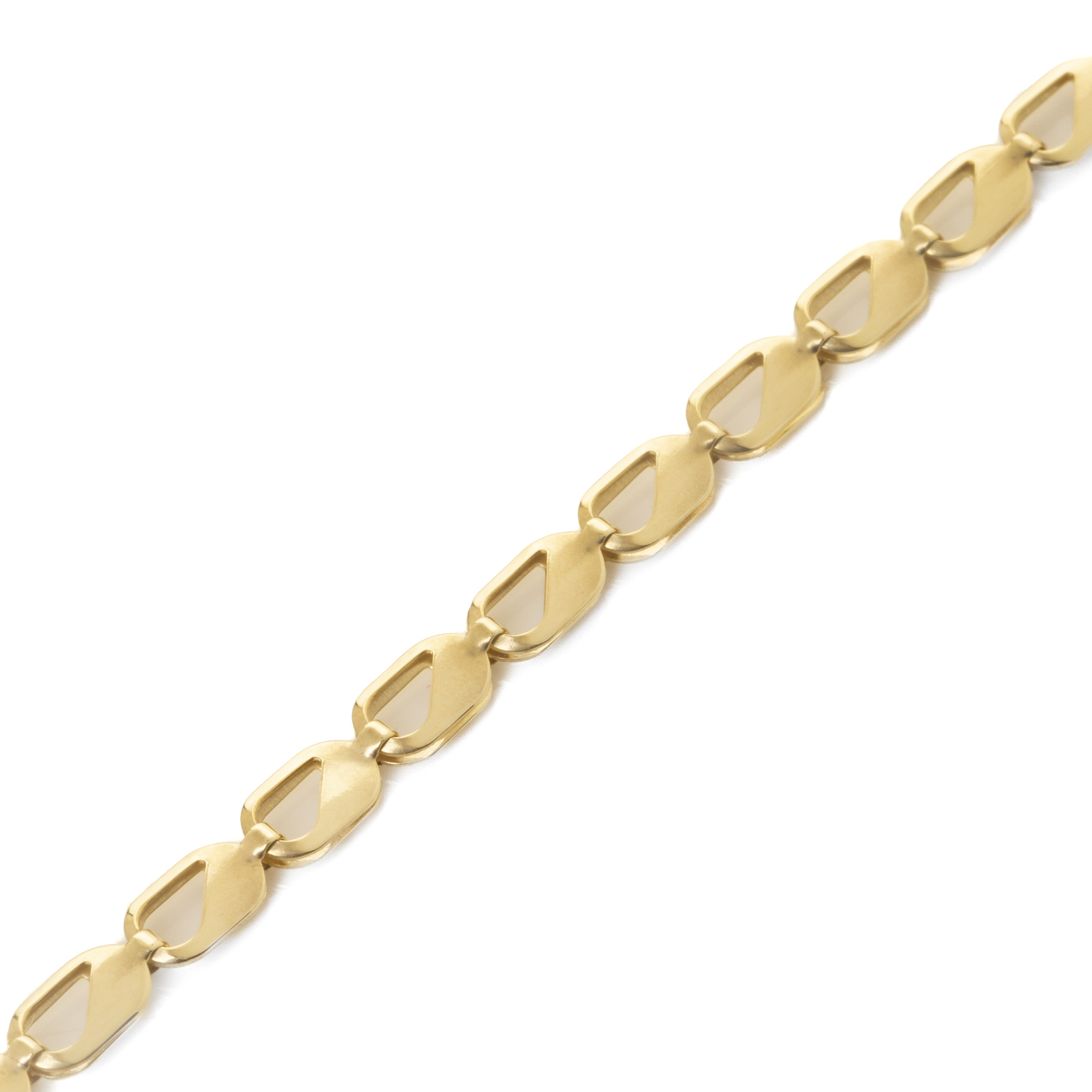 Βραχιόλι αλυσίδα thick simple hoops