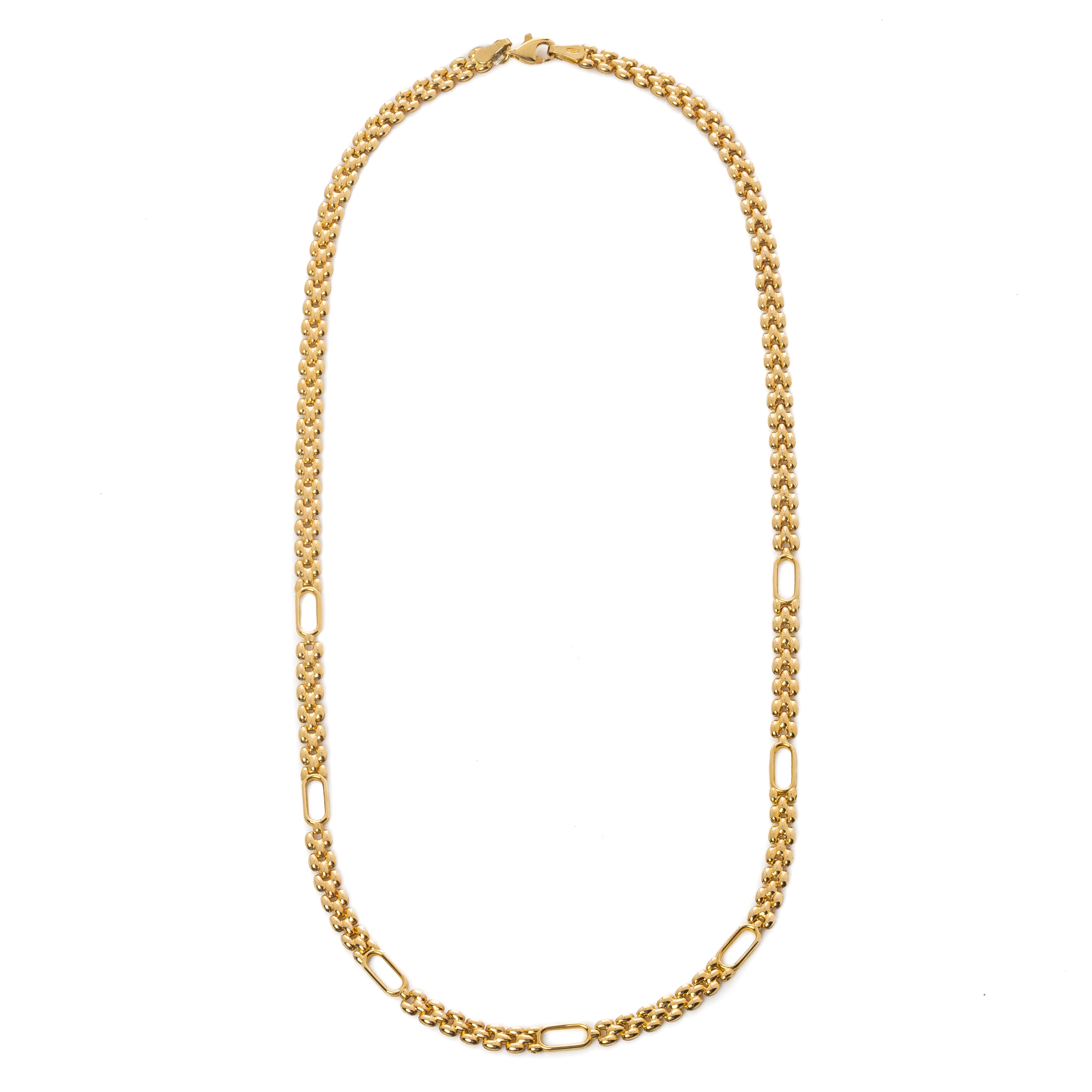 Αλυσίδα λαιμού σκέτη με διαστήματα