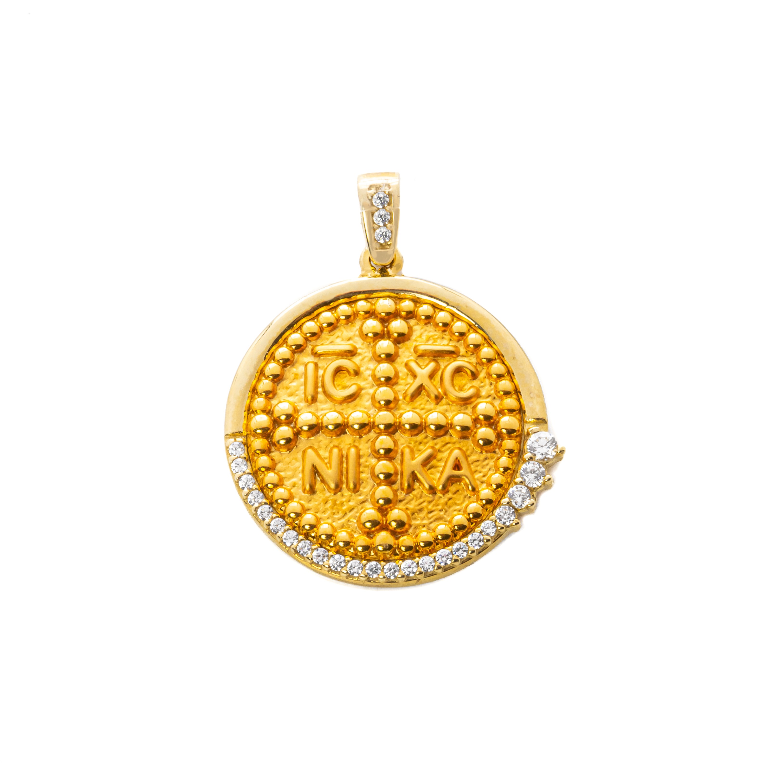 Κωνσταντινάτο στρογγυλό Κ14 με πέτρες